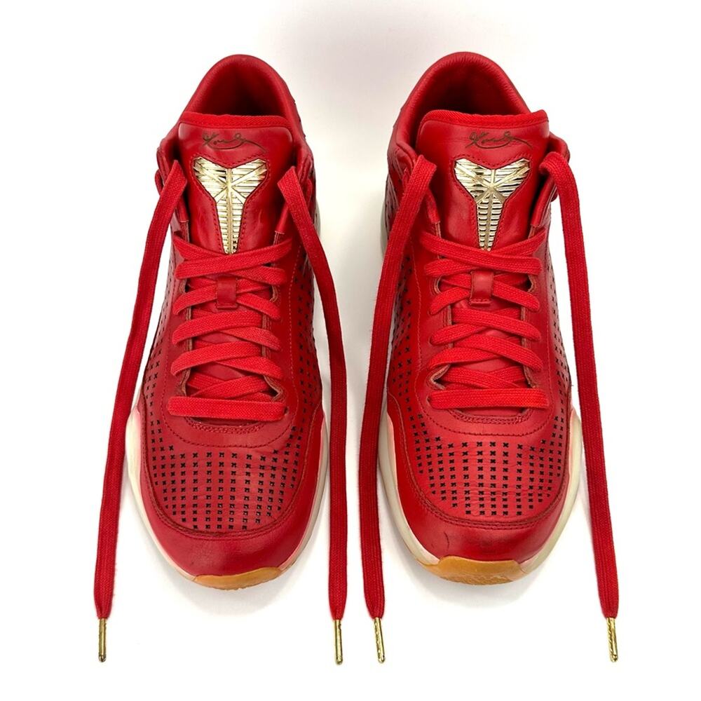 Nike Kobe X 10 Mid EXT 2015 Basketball Shoes Men Sz 13 University Red 802366-600 - Picture 5 of 16